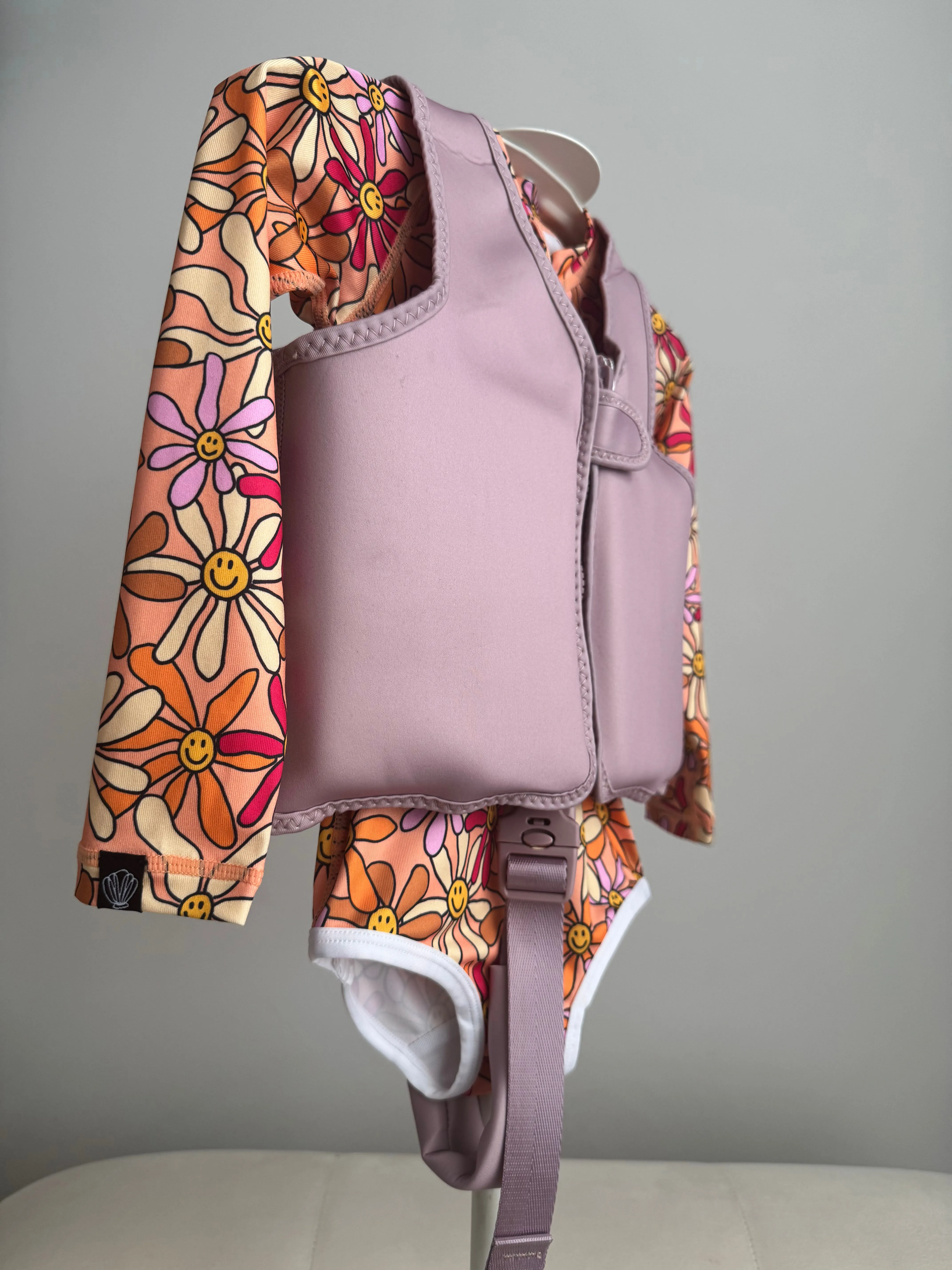 Current tyed neoprene swim float vest Dusty Mauve Limited Edition Exclusive
