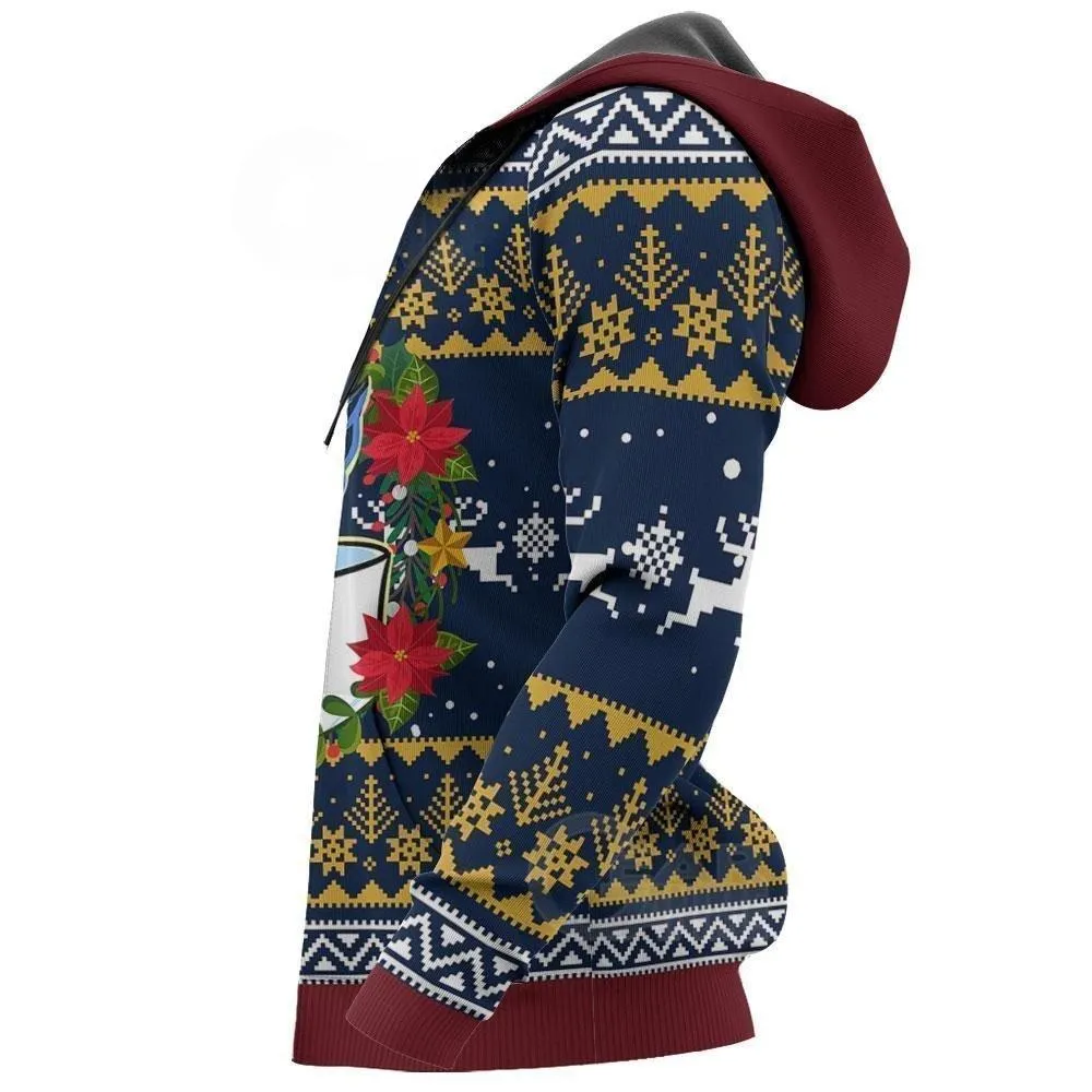 Giftngon - Jotaro Kujo Ugly Christmas Sweater JoJo's Anime Xmas Hoodie For Kids