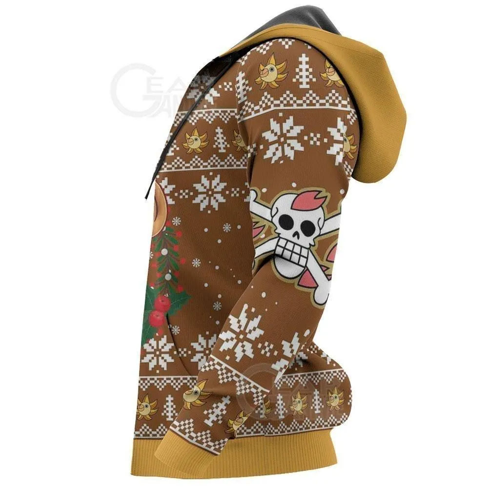 Giftngon - Tony Tony Chopper Ugly Christmas Sweater One Piece Anime Xmas For Kids