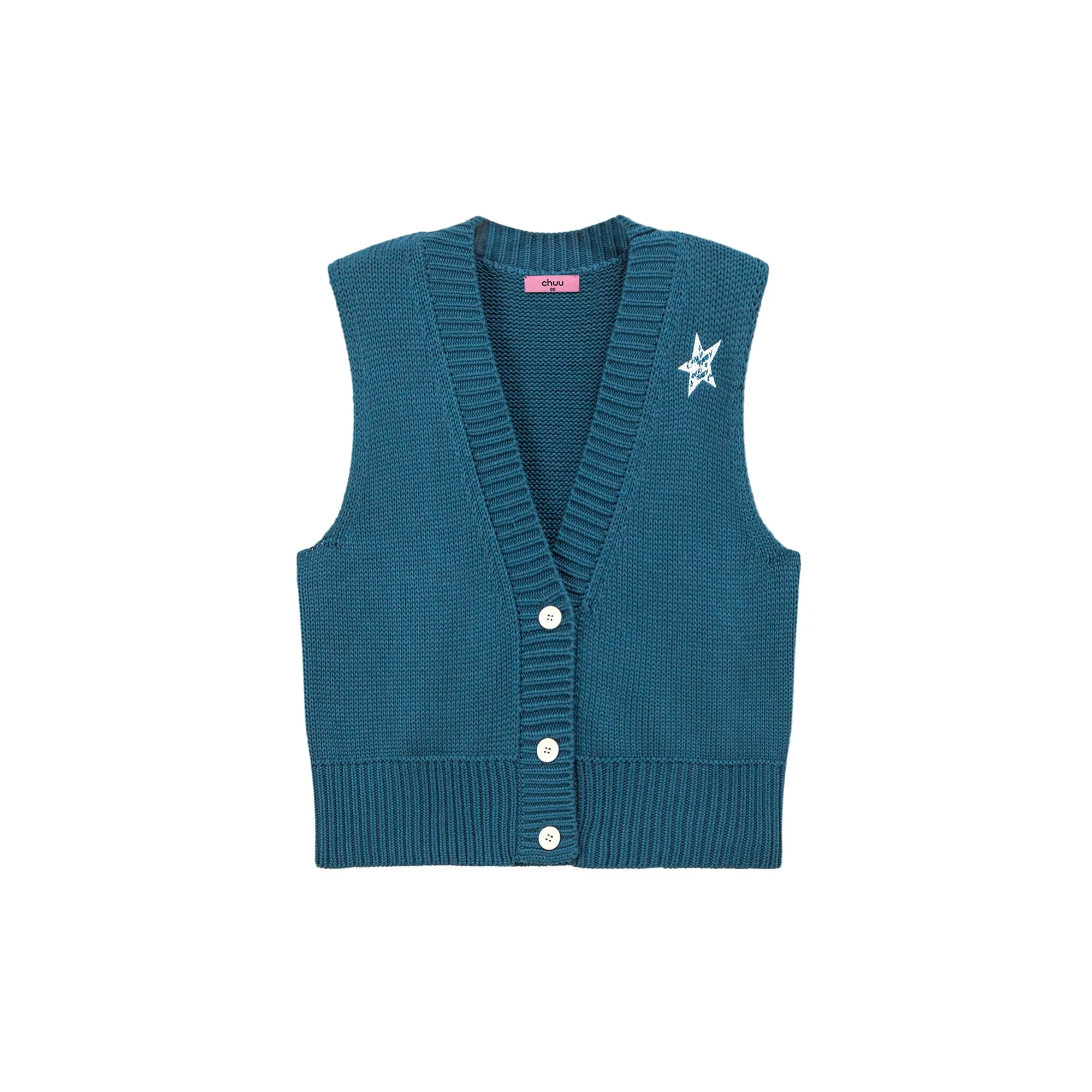 Revolves Around You Star Knit Vest