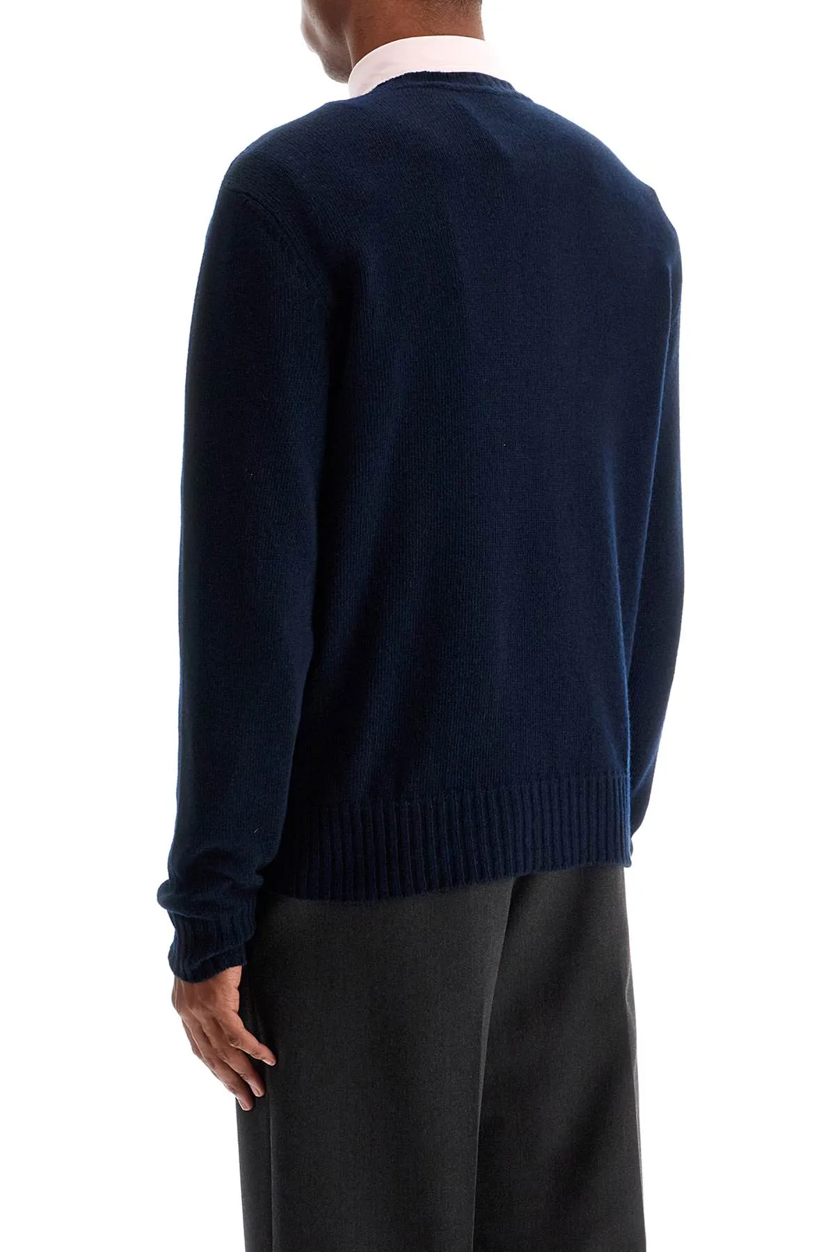 wool pullover by valentino 6V3KC33LAR8 INDACO